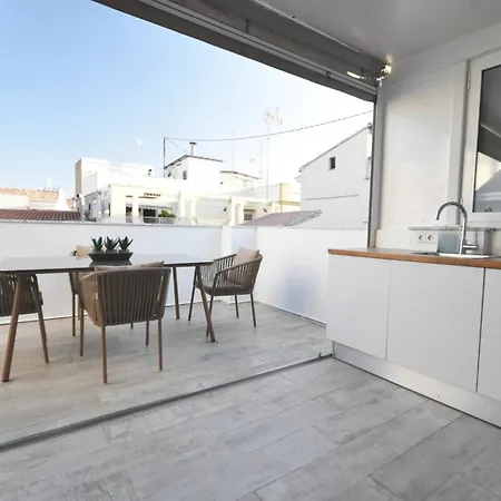 Gran Con Terraza Cerca A Torres De Serrano Apartament Walencja